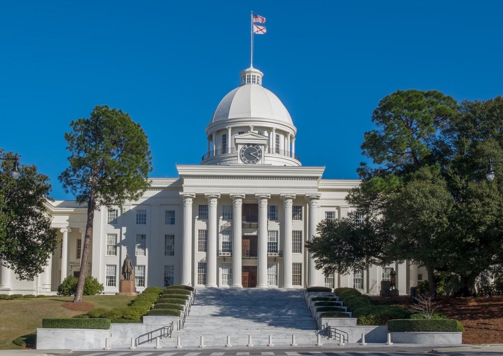 Edificio del capitolio del estado de Alabama