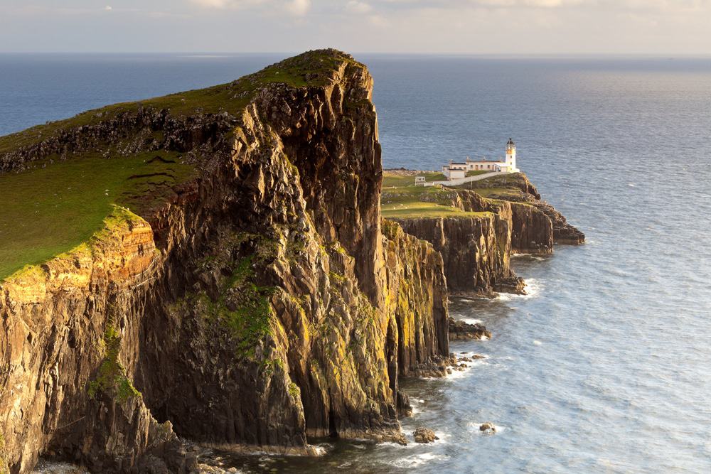 Faro de Neist Point, isla de Skye, Escocia