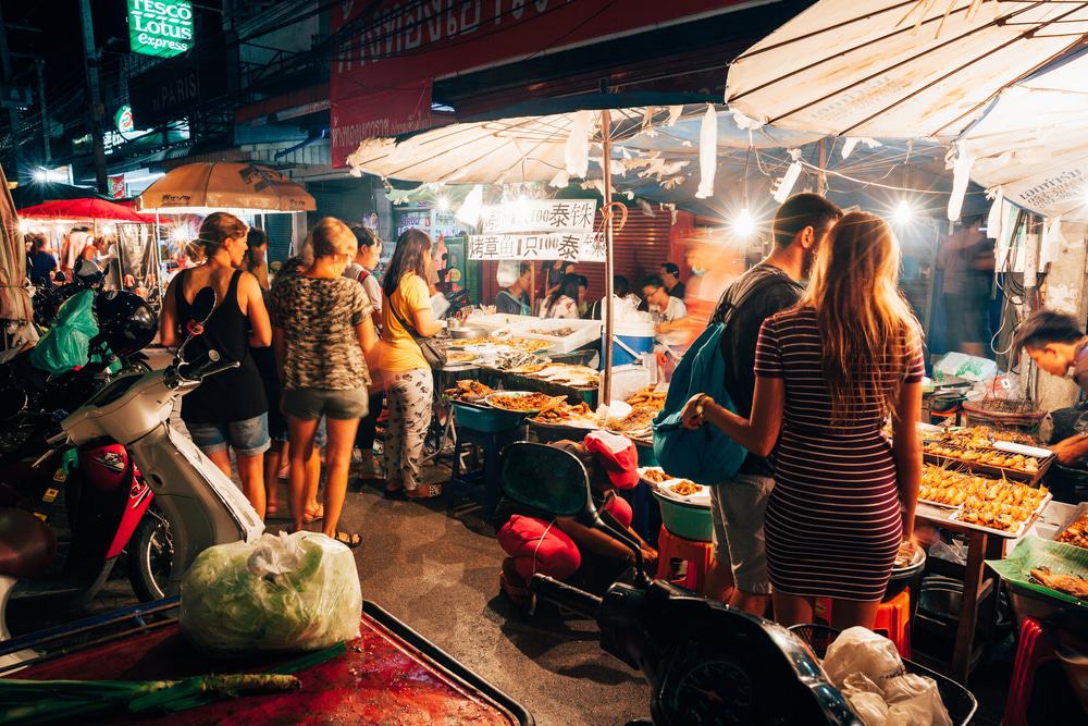 Mercado de fin de semana de Chiang Mai