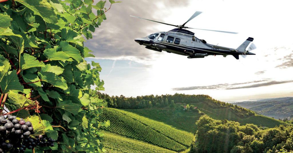 Toscana: Tour en helicóptero del vino