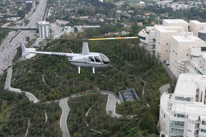 Vuelo en helicóptero a casa de celebridades de Los Angeles