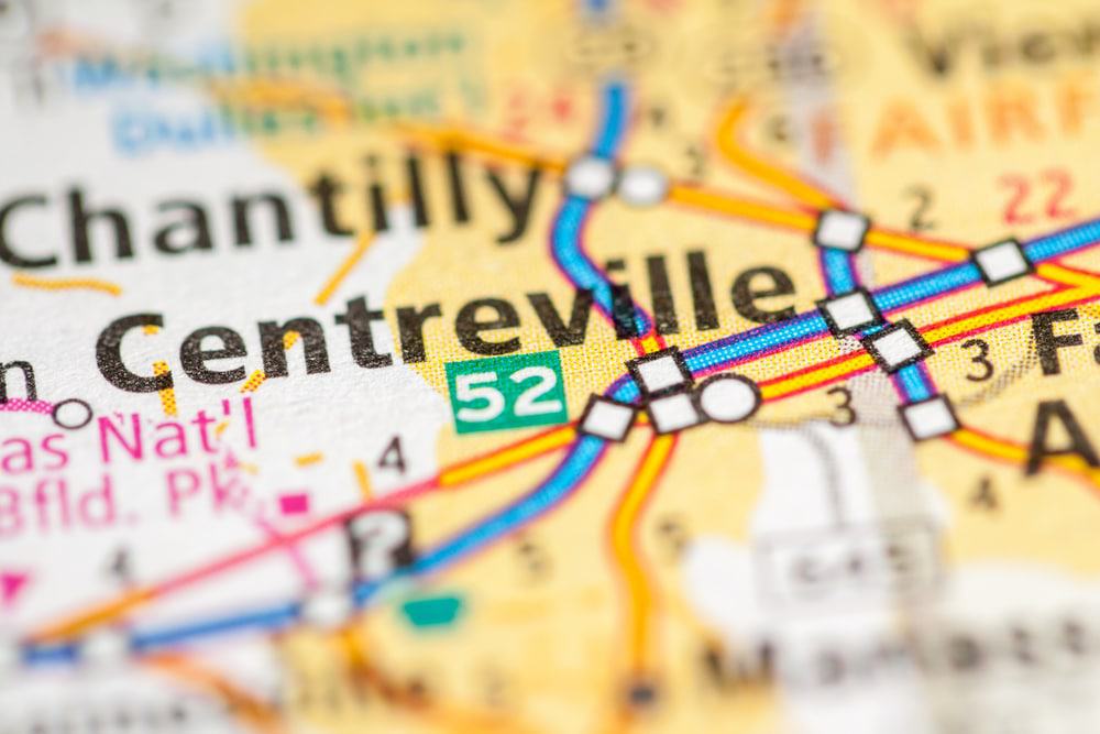 Mapa de Centerville