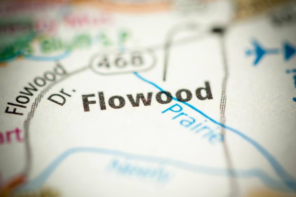 Flowood, Mississippi en el mapa