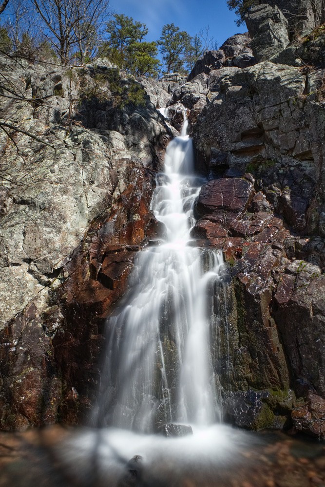 Mina Sauk Falls, parque estatal de la montaña Taum Sauk