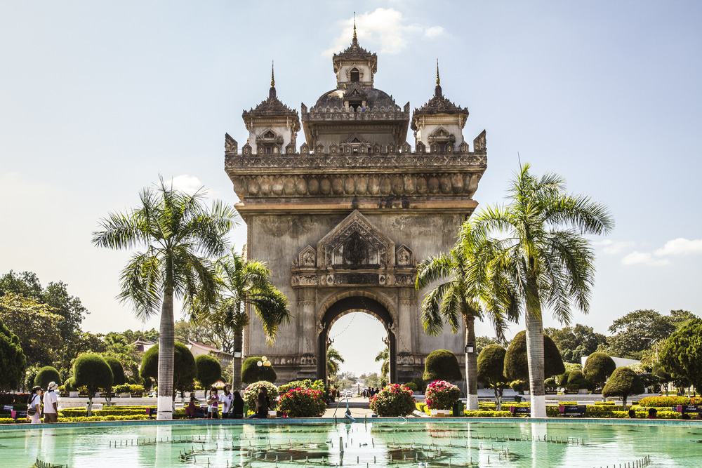 Monumento a la Victoria de Patuxai, Vientiane, Laos