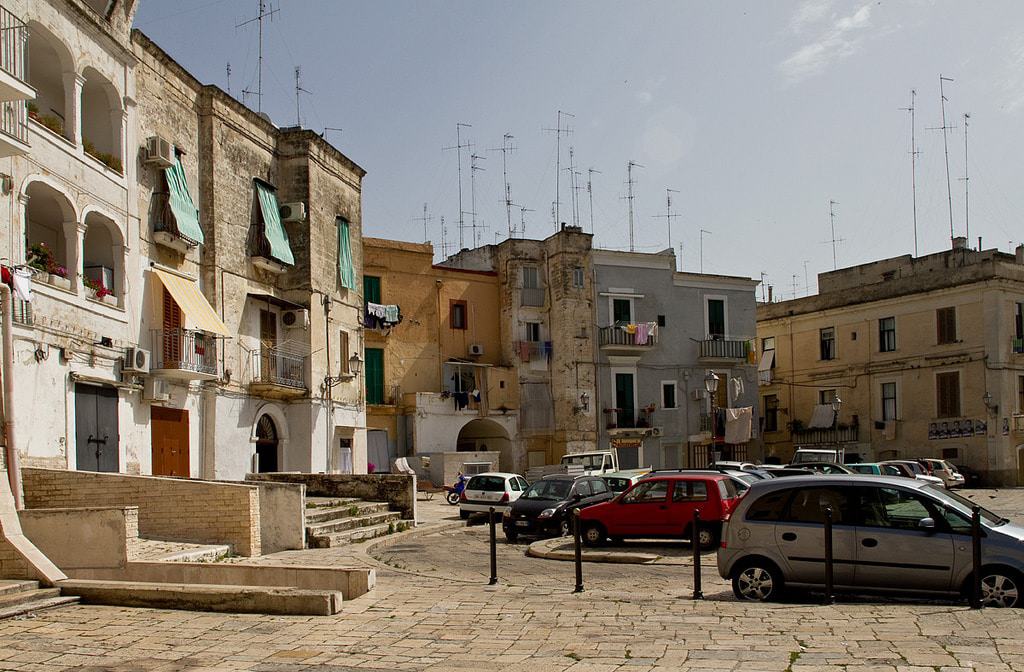 El casco antiguo de Bari