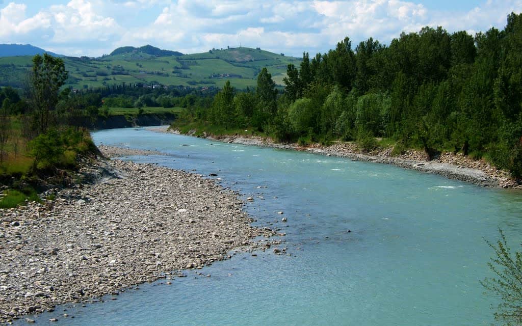 Parque fluvial del río Secchia
