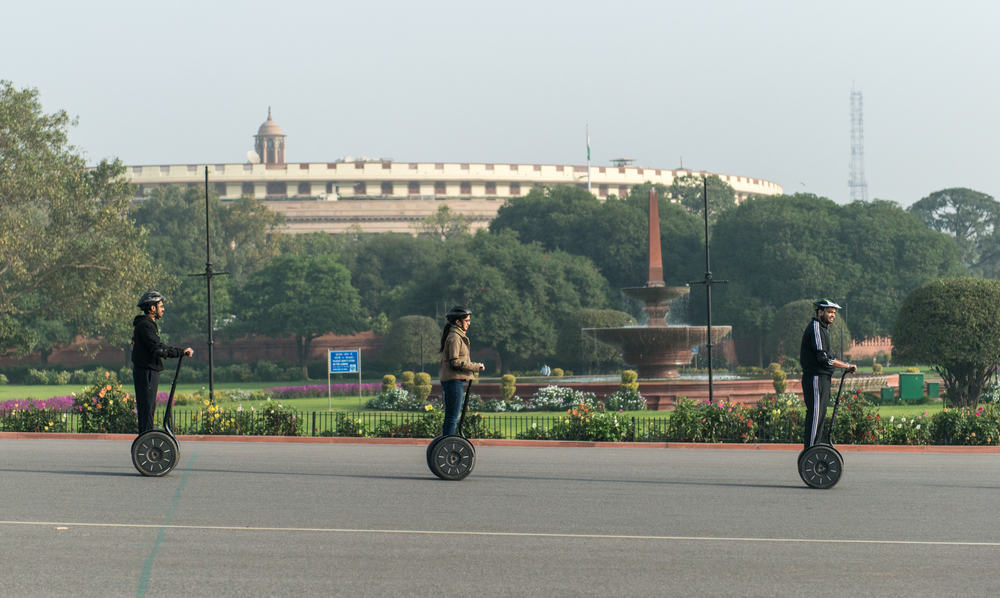 Segway in New Delhi