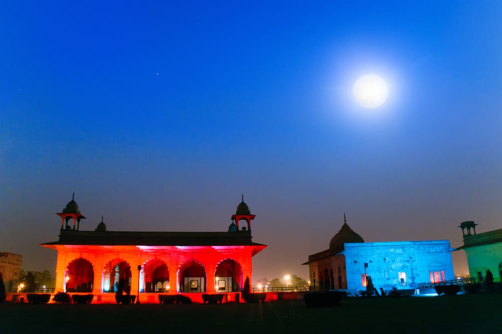 Light and Sound Show at Red Fort