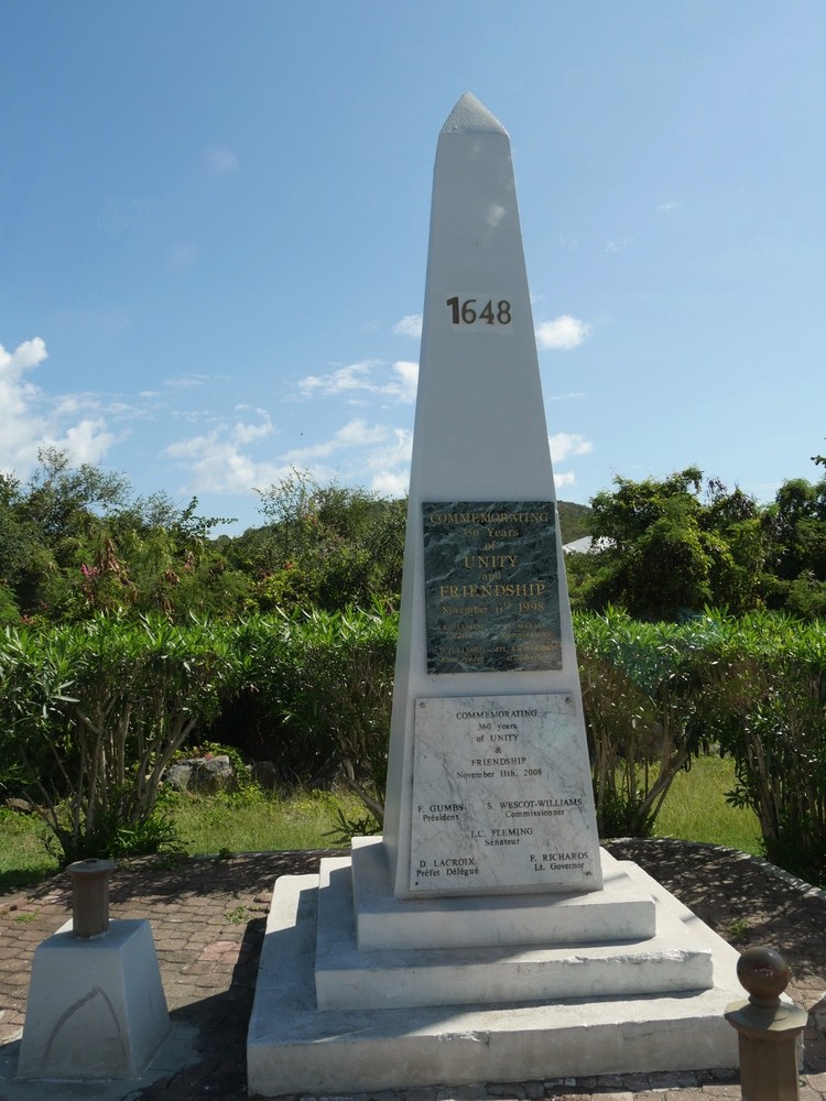 Border Obelisk, St Maarten